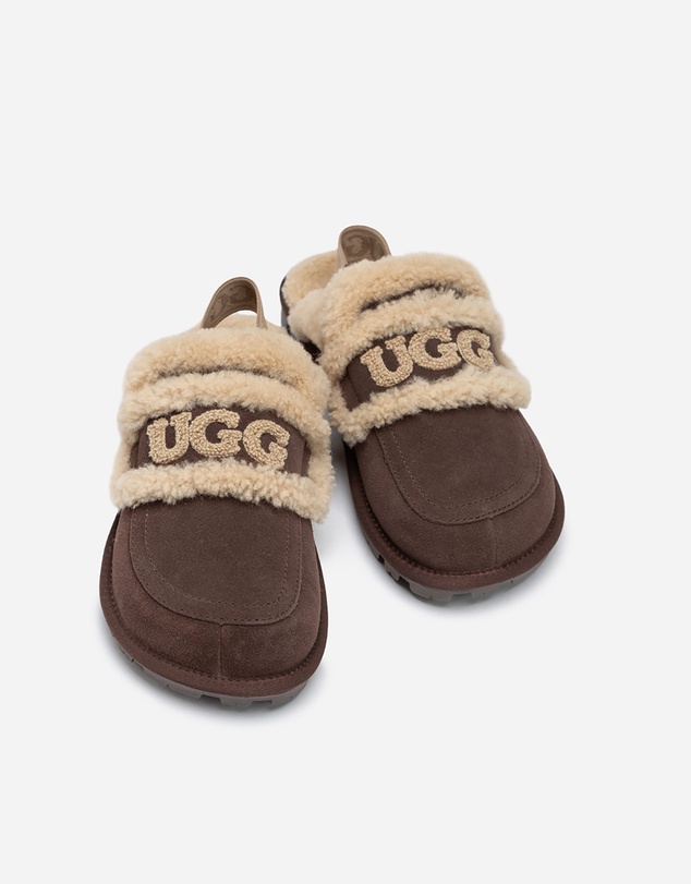 Ozwear Connection Uggs - Ugg Violet Shearling Slipper (Elastic Logo) (Detachable Feature)