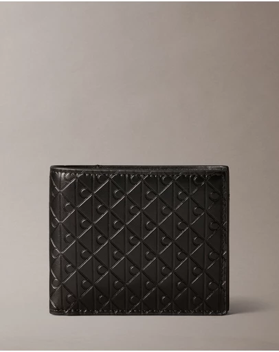 Calvin Klein - Embossed Emblem Billfold With Coin Pouch