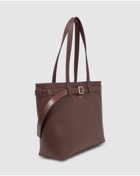 SABEN - Tabby Shoulder Bag Espresso + Bronze