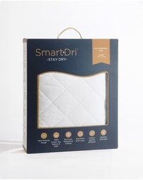 Living Textiles - Smart-Dri Waterproof Mattress Pad - White (Large)