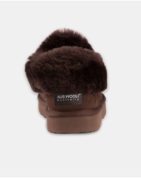 AusWooli Ugg Boots - Coogee Sheepskin Wool Ankle Slippers