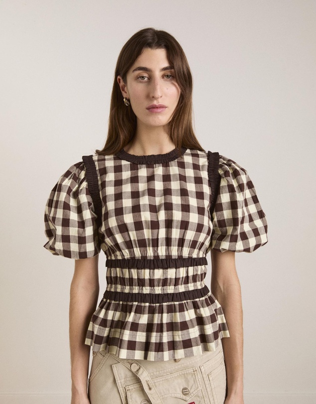 Damson Madder - Everly Ruffle Blouse