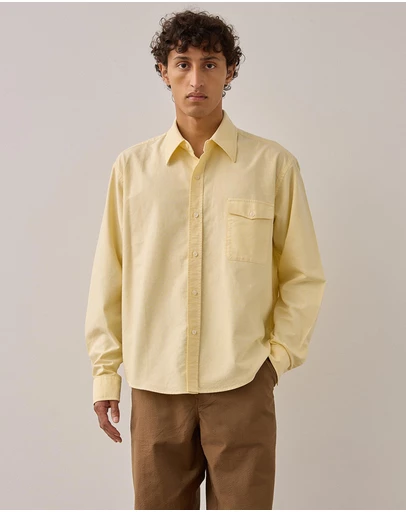 Charlton  - Butter Japanese Cotton Shirt