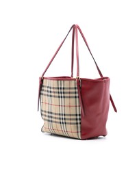 Pre-Loved by Azura Reborn - Pre-Loved Small Haymarket Check Canvas and Leather Canterbury Tote