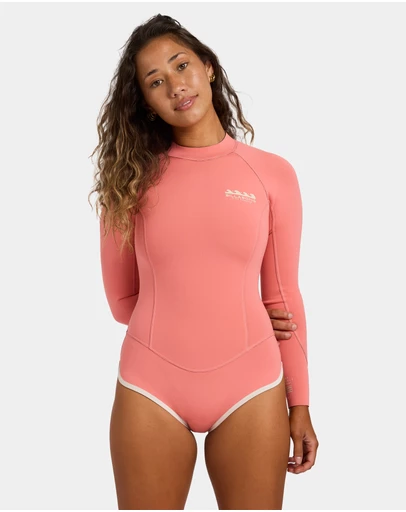 Billabong - Womens 2/2mm Glider Back Zip Wetsuit Springsuit