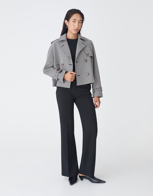 Forcast - Flynn Cropped Trench Coat