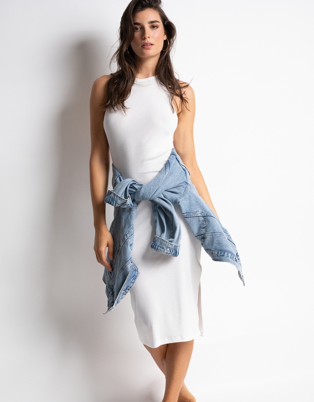 Passionata - Kate Ribbed Cotton & Modal Midi Lounge Dress