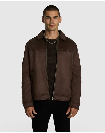 yd. - Sutherland Faux Suede Jacket