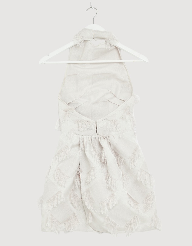 Revibe - Repaired Paris Georgia Back Wrap Mini Dress - AU 6