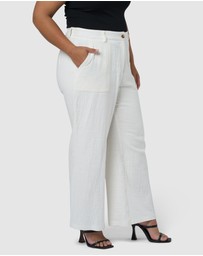 Something 4 Olivia - Lila Linen Wide Leg Pant