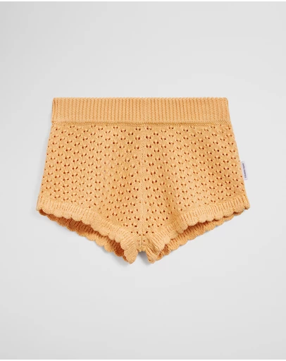 Country Road - Scallop Knit Short