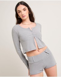 General Pants Co. Basics - Soft Knit Rib Cardigan