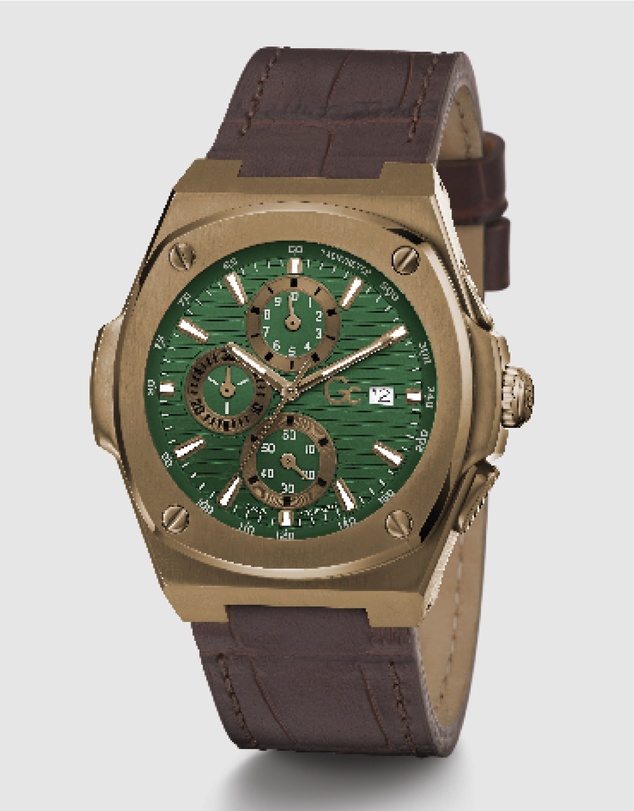 GC - Gc Coussin Shape Chrono Leather