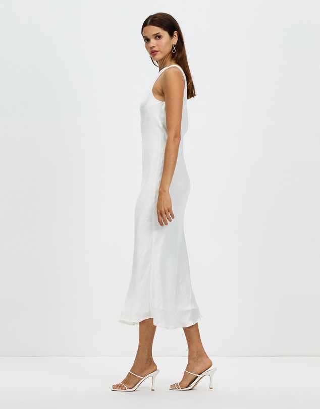 Third Form - Running Water Bias One Shoulder Dress