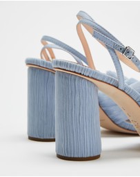 Loeffler Randall - Camellia Knot Mules With Ankle Strap