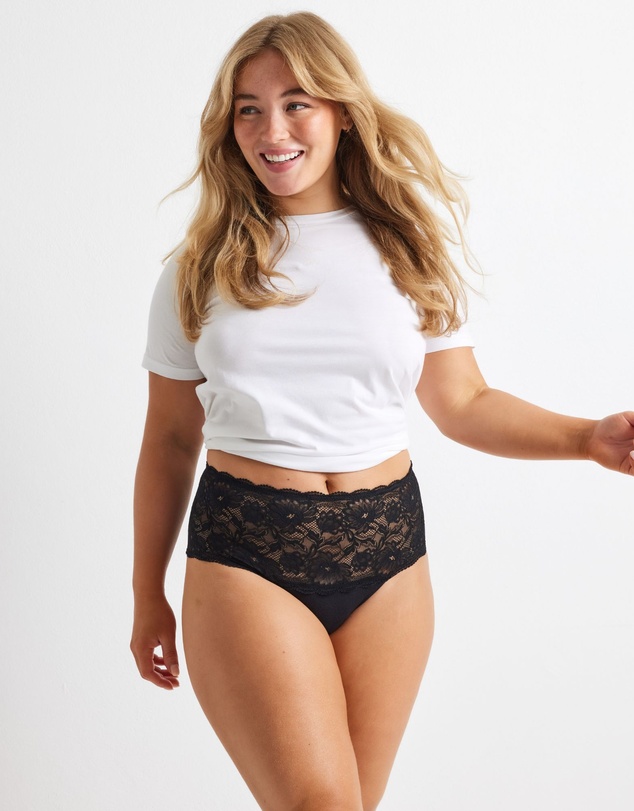 Kayser - 2 Pack Daily Essentials Stretch Lace & Cotton Full Brief (219)