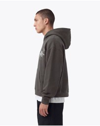 Zanerobe - Stallion Box Crop Hood Charcoal