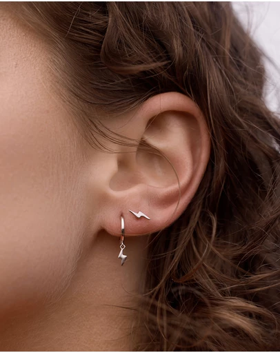 Native Sol - Lightning Bolt Studs