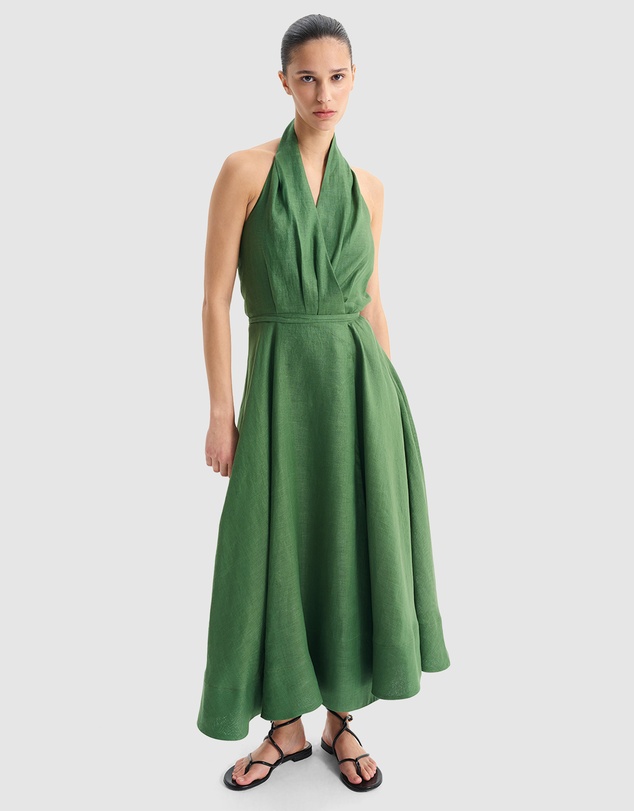 Morrison - Ronni Linen Halter Dress