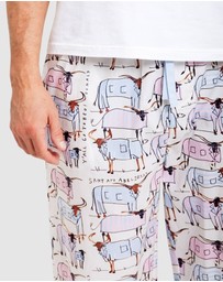 Sant And Abel - Men's Drawbertson Longhorns PJ Pants