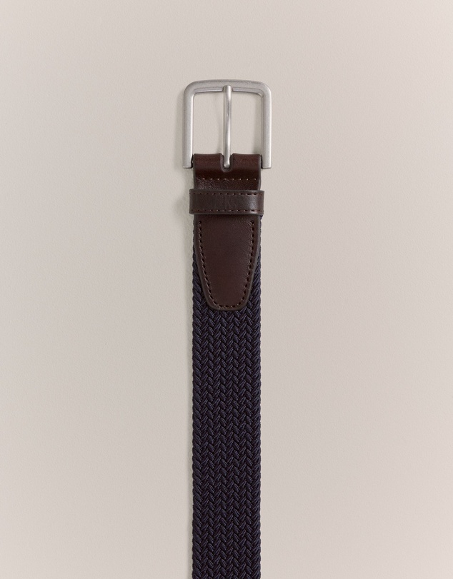 Trenery - Smith Woven Belt in Night Sky