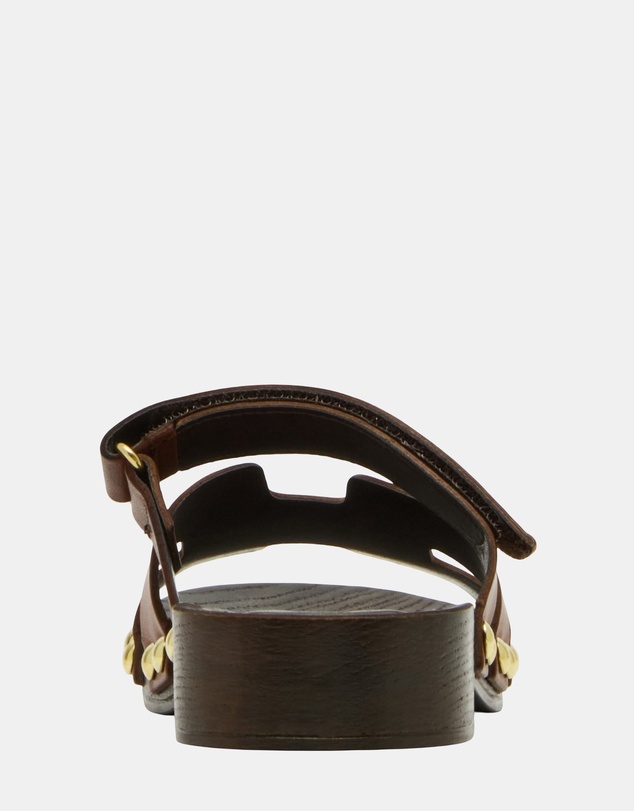 Steve Madden - Canal Brown Leather Sandals