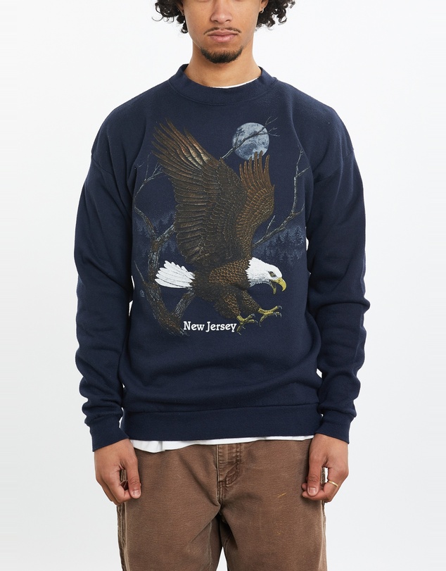 Vintage by The Real Deal - Pre Loved - 90s Wildlife Eagle Sweatshirt
