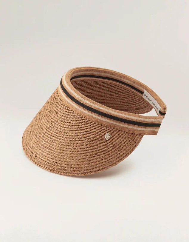 Helen Kaminski - Bianca 12 Raffia Stripe Visor