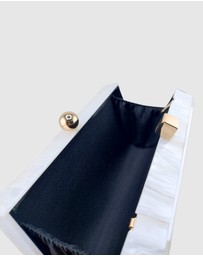 Izoa - Brooke Marble Clutch