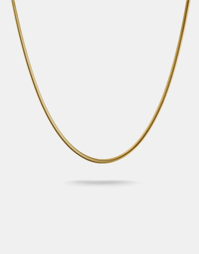 THOMAS SABO - Gold-Tone Stainless Steel Snake Chain Necklace 4mm