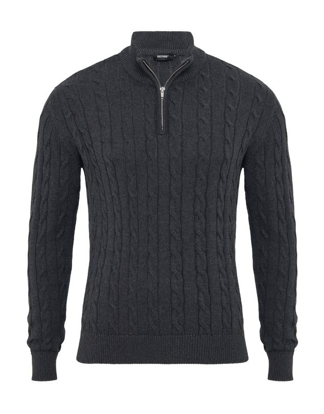 Oxford - Marlon Zip Neck Cable