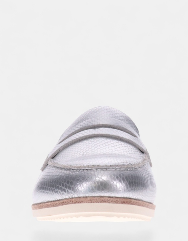 Mia Vita - Remi Casual Slip-On - Silver Snake