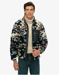 Superdry - Printed Fleece Zip Thru