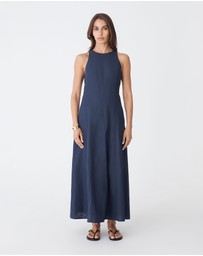 Forcast - Tory Linen Blend Panel Dress