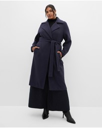 City Chic - Riley Row Belted Coat