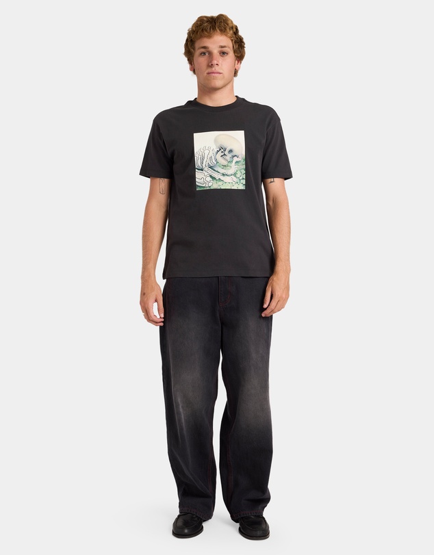RVCA - Mens Sleepy Skeleton T-Shirt