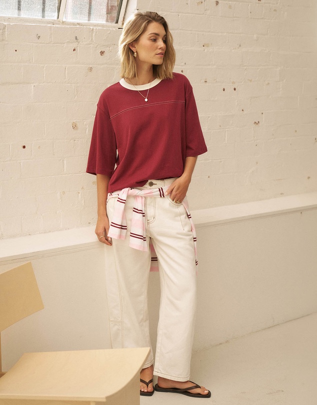 Ceres Life - Devon Slouchy Seam Tee