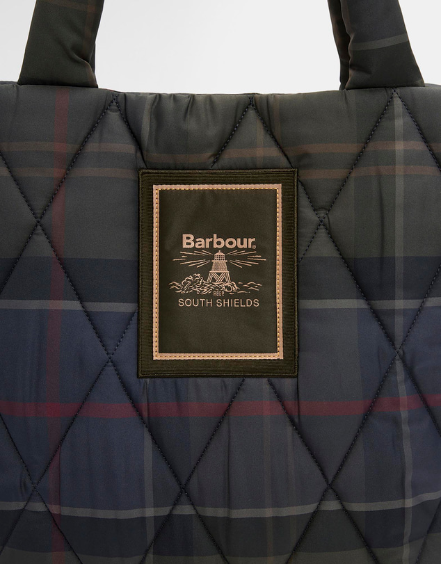 Barbour - Tartan Arlene Quilted Tote Bag