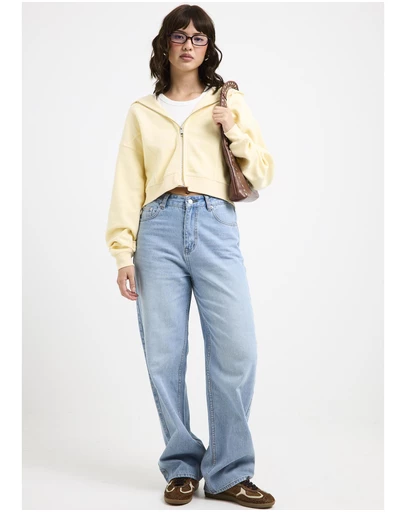 Subtitled - Tayla High Straight Denim Jeans