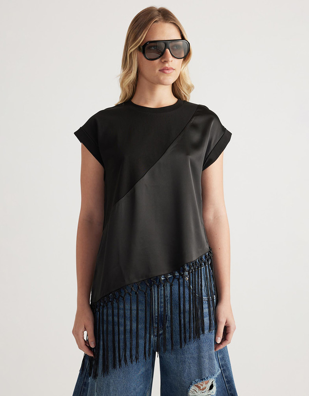 Decjuba - Elsa Fringe Hem Tee