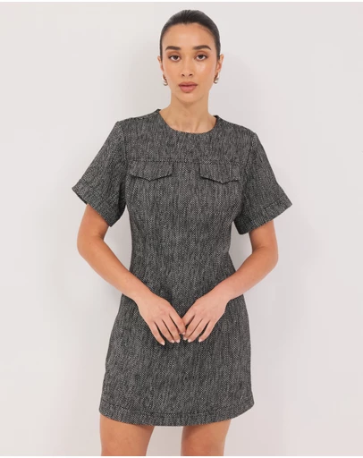Calli - Henderson Tweed Mini Dress