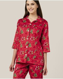 Papinelle - Christmas Surprise Crop PJ Set