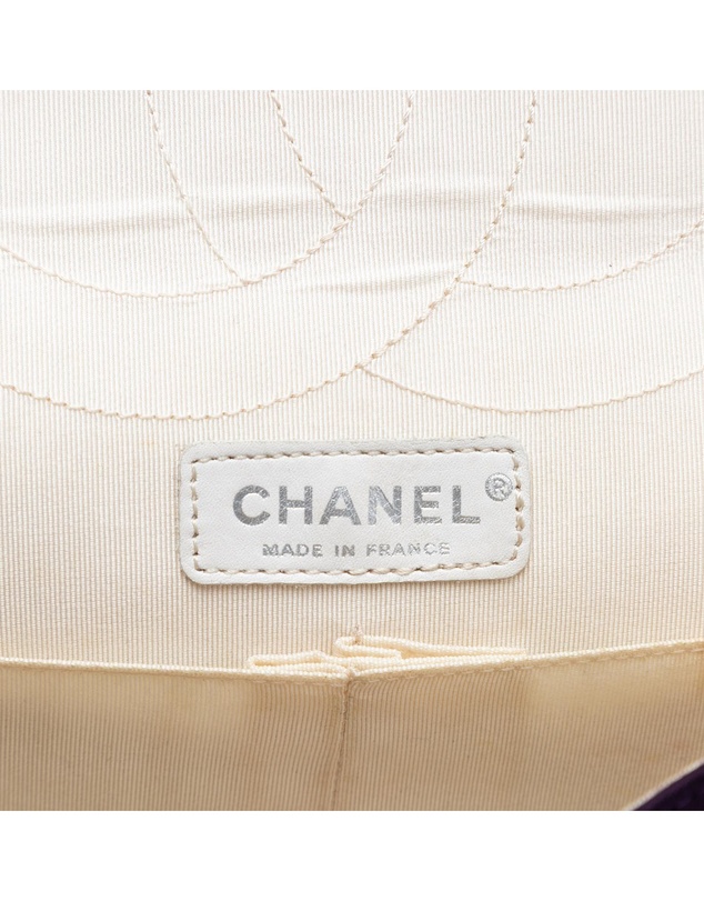 Pre-Loved by Azura Reborn - Pre-Loved Quilted Jersey Coco Croc Reissue 2.55 Double Flap 227