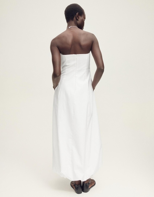 M.N.G - Rita Strapless Dress With Puffed Hem