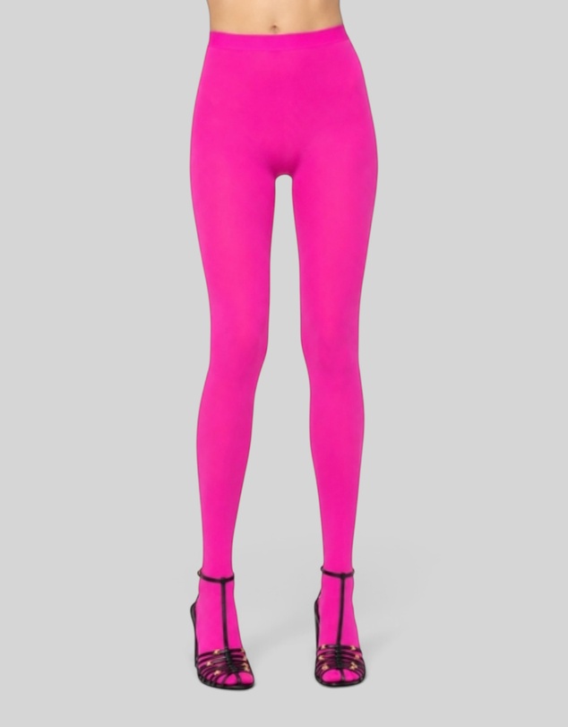 High Heel Jungle - Velvet Deluxe Opaque Tights - Pink