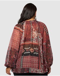 The Poetic Gypsy - Aurora Drift Blouse