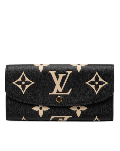 Pre-Loved by Azura Reborn - Pre-Loved Bicolor Monogram Empreinte Giant Emilie Wallet