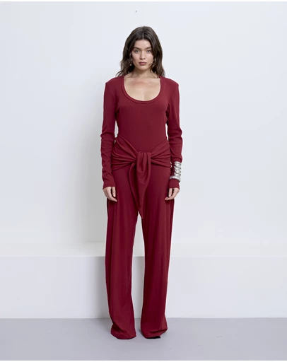 PFEIFFER - Biscayne Jumpsuit Sangria