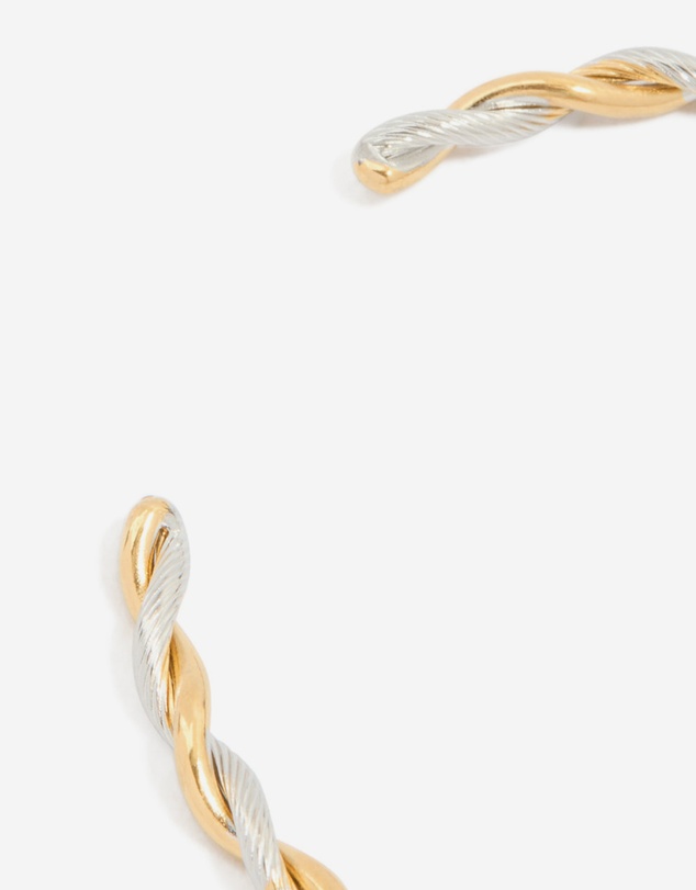 Lovisa - Waterproof Gold Plated Stainless Steel Twist Detail Open Wrist Cuff