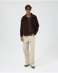 AERE - Easy Linen Blend LS Tee